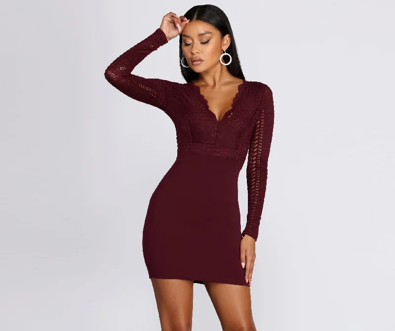 In Love In Lace Crochet Dress