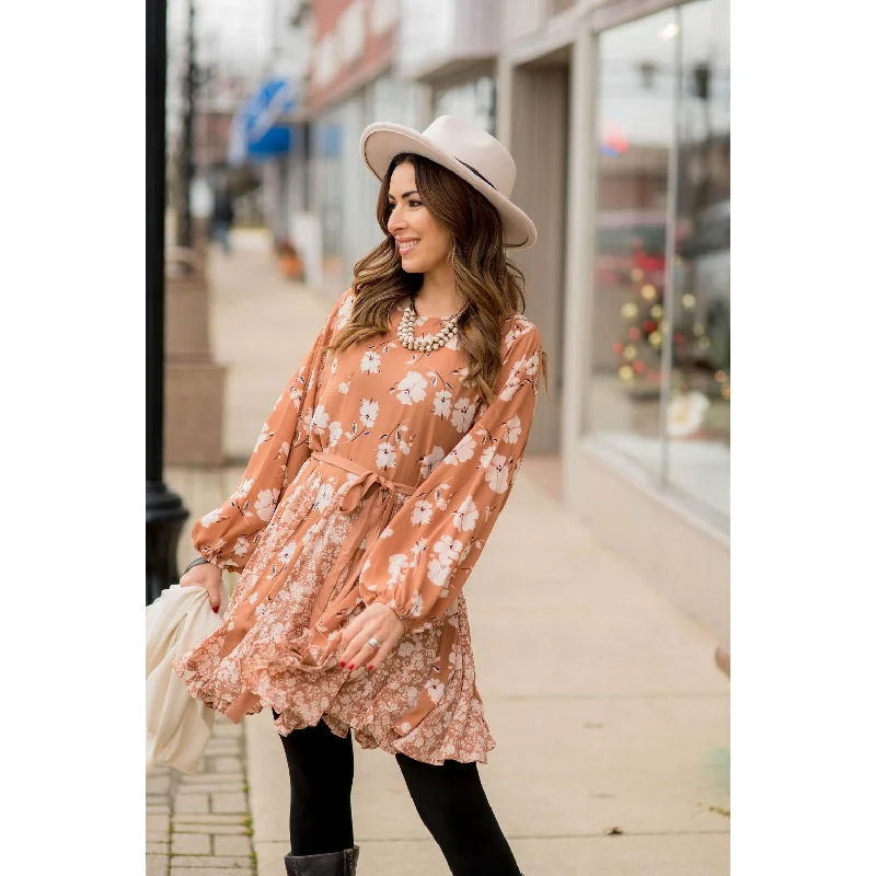 Floral Tie Dress