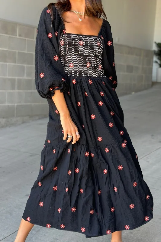 Paloma Embroidered Dress