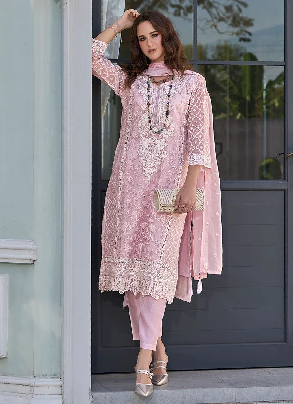 Light Pink Embroidered Pakistani Dress